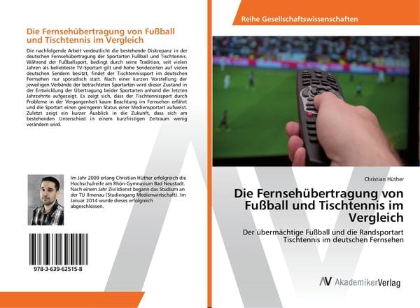 Die Fernsehübertragung von Fußball und Tischtennis im Vergleich