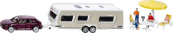 Siku 2542 PKW mit Wohnwagen