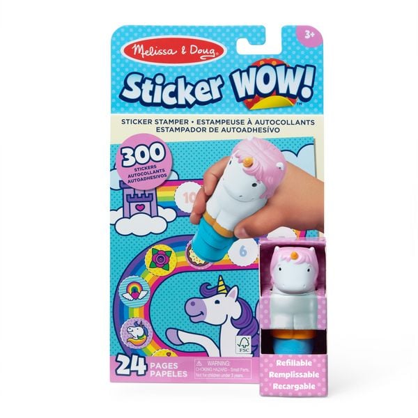 Sticker Wow! Einhorn Sticker-Stempelset