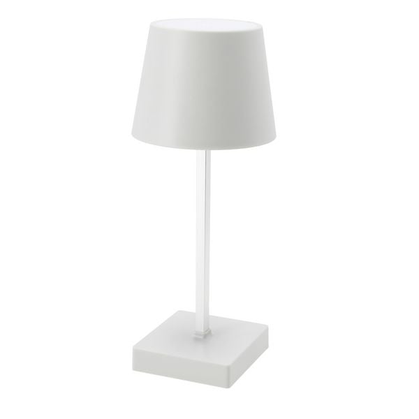 Cepewa LED Tischleuchte, Batterie, weiß, ca. 26cm LED Tischleuchte, Batterie, weiß, ca. 26cm