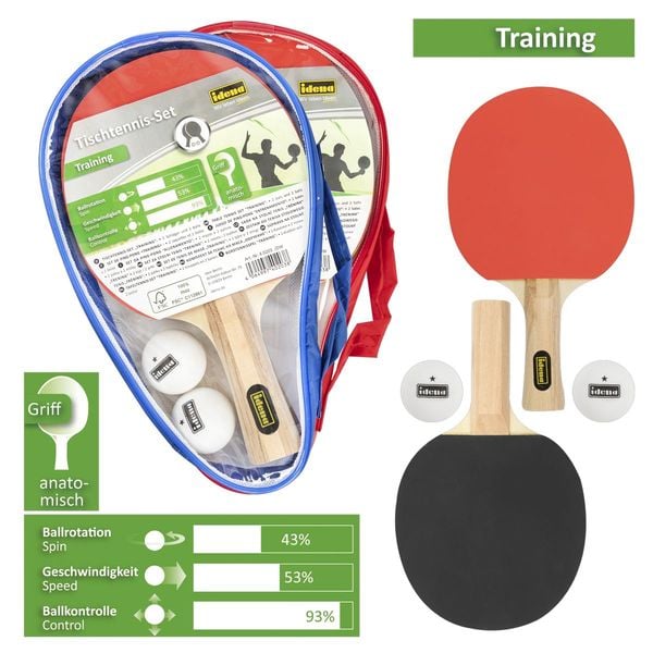 Idena Set Tischtennis Training 5-teilig