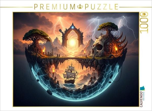 CALVENDO Puzzle Weltbild 1000 Teile Lege-Größe 64x48cm Foto-Puzzle für glückliche Stunden