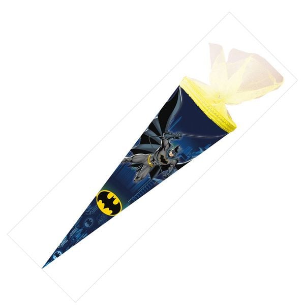 Nestler Schultüte DC Batman rund mit Tüllverschluss 50cm