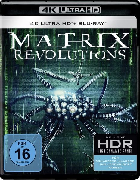 Matrix Revolutions (4K Ultra HD) (+ Blu-ray 2D) (+ Bonus-Blu-ray)