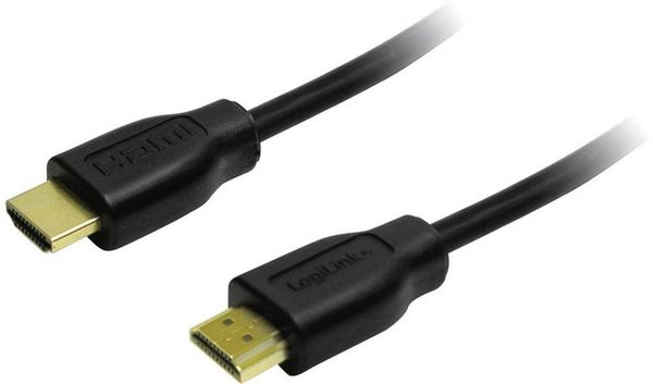 LogiLink HDMI Anschlusskabel HDMI-A Stecker, HDMI-A Stecker 7.50 m Schwarz CH0045 4K UHD HDMI-Kabel