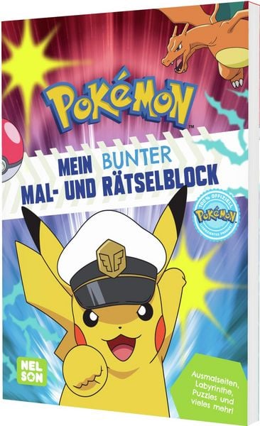 Pokémon Activity-Buch: Pokémon Mein bunter Mal- und Rätselblock