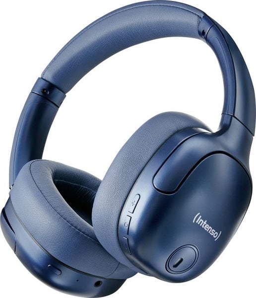 Intenso Over-Ear O400HA blue Over Ear Kopfhörer Blau Faltbar