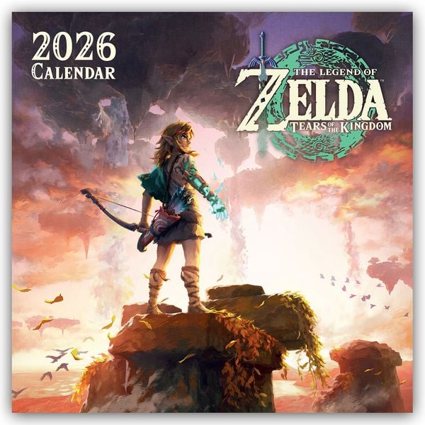 Nintendo – The Legend of Zelda – Die Legende von Zelda 2026 – Wandkalender