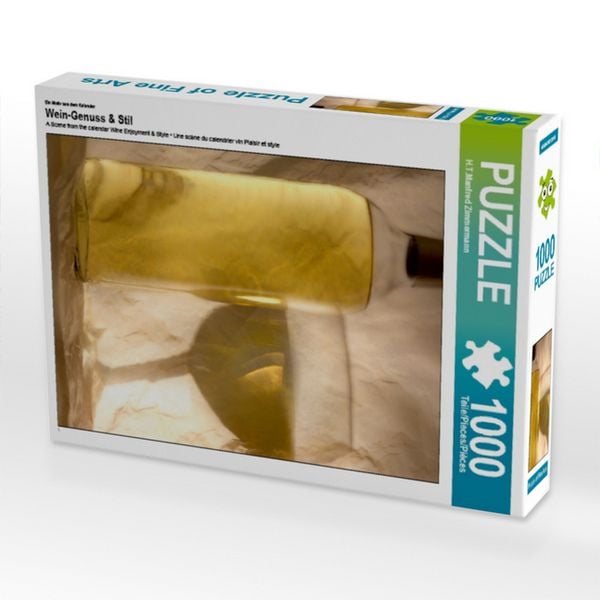 CALVENDO Puzzle Ein Motiv aus dem Kalender Wein-Genuss & Stil 1000 Teile Puzzle hoch 1000 Teile Lege-Größe 64 × 48 cm Foto-Puzzle für glückliche Stunden