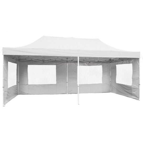 Faltpavillon 3x6m weiß