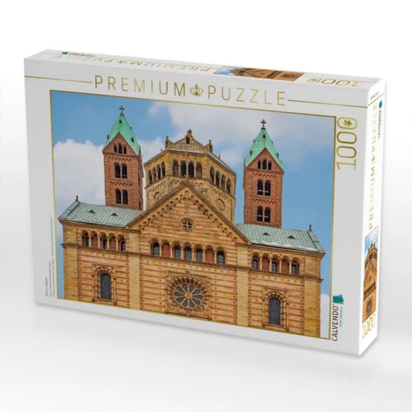 CALVENDO Puzzle Dom zu Speyer 1000 Teile Lege-Größe 64x48cm Foto-Puzzle für glückliche Stunden