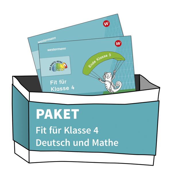 DIE BUNTE REIHE - Deutsch/Mathematik. Paket Fit für Klasse 4 (2 Hefte)
