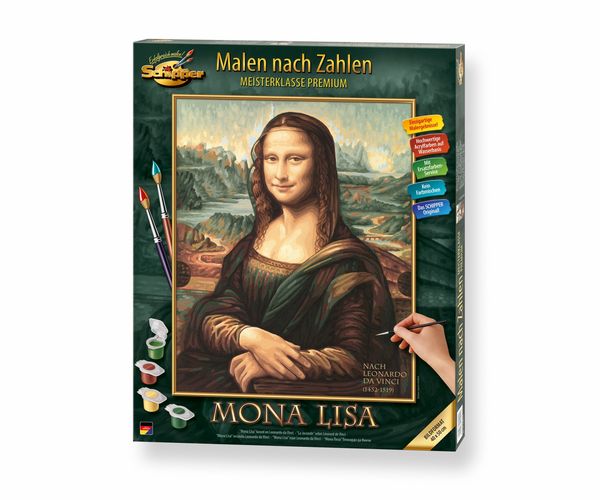 Schipper 609130511 - Malen nach Zahlen: Mona Lisa