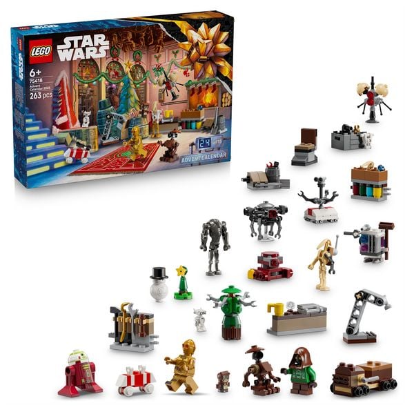 LEGO Star Wars 75418 Adventskalender 2025, Spielzeug mit Minifiguren