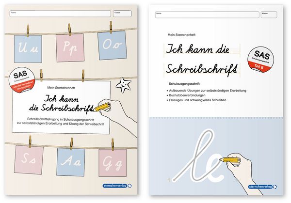 Ich kann die Schreibschrift + Übungsheft zu den Buchstabenverbindungen -Schulausgangsschrift - 2 Hefte