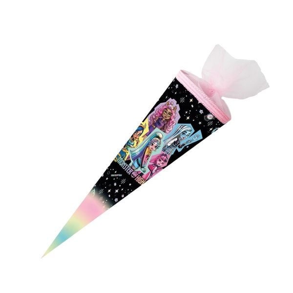 Nestler Schultüte Monster High Best Boos Forever rund mit Tüllverschluss 50cm