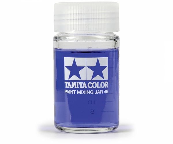 TAMIYA Farb-Mischglas rund 46ml m. Skala