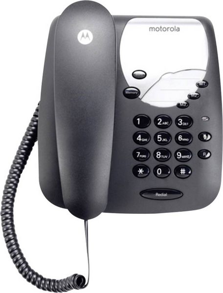 Motorola Corded Phone Schwarz
