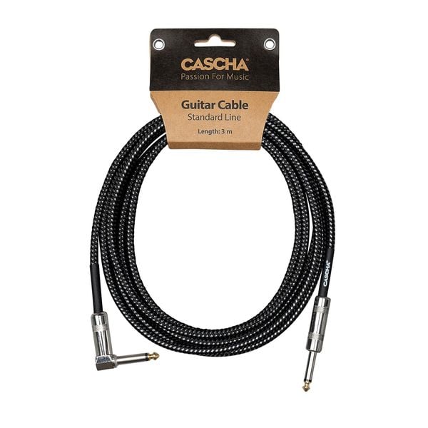 Guitar Cable 3 m (6,3 mm Straight Jack / 6,3 mm Angled Jack)