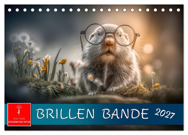 Brillen Bande (Tischkalender 2027 DIN A5 quer), CALVENDO Monatskalender