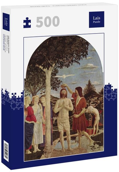 Lais Puzzle Piero della Francesca - Taufe Christi 500 Teile