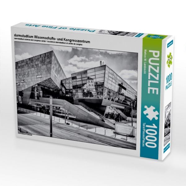 CALVENDO Puzzle darmstadtium Wissenschafts- und Kongresszentrum 1000 Teile Puzzle quer 1000 Teile Lege-Größe 64 × 48 cm Foto-Puzzle für glückliche Stunden