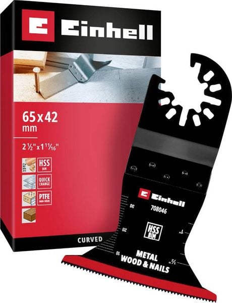 Einhell 708046 Tauchsägeblatt BIM Met, 65mm Bimetall Multifunktionswerkzeug-Zubehör-Set 65 mm 1 St.