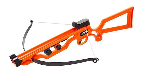 Petron SURESHOT Crossbow Kinder Armbrust mit 3 Pfeilen, orange/schwarz
