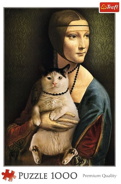 Lady mit Katze (Puzzle)