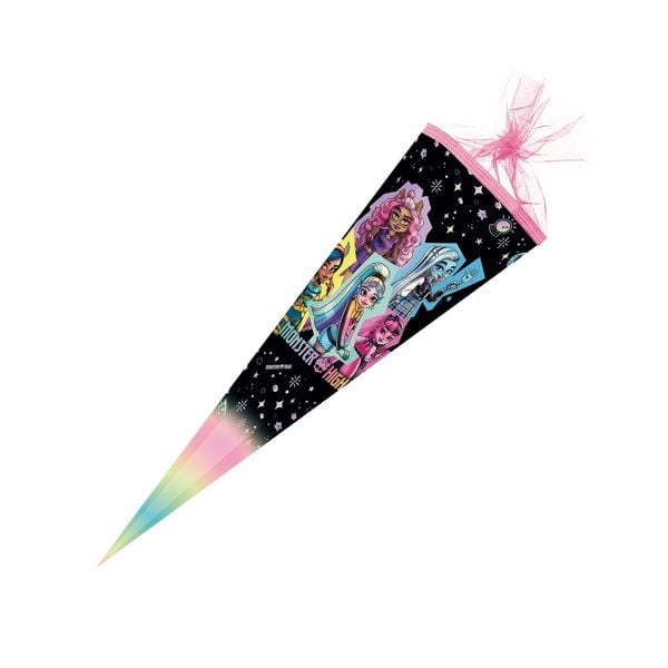 Nestler Schultüte Monster High Best Boos Forever eckig mit Tüllverschluss 85cm