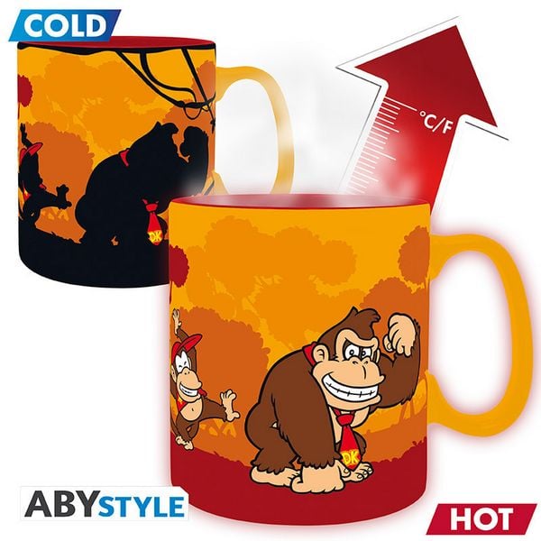 DONKEY KONG - Mug Heat Change - 460 ml - Donkey Kong - cardboard