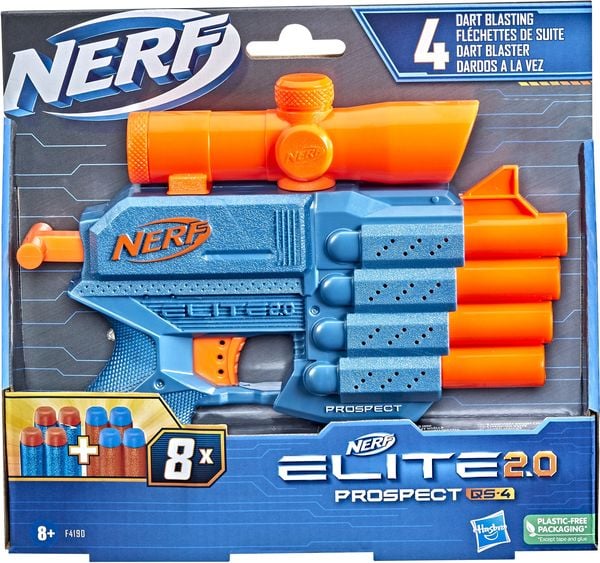 Hasbro F4190EU4 - Nerf Elite 2.0 Prospect QS-4, Spielzeug Blaster