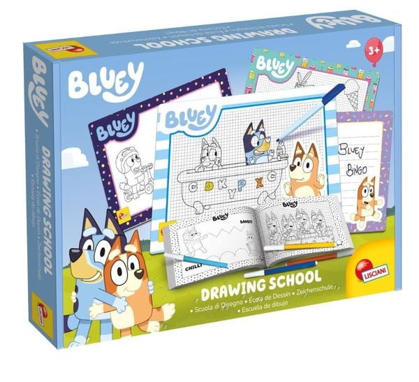 BLUEY Zeichen Schule