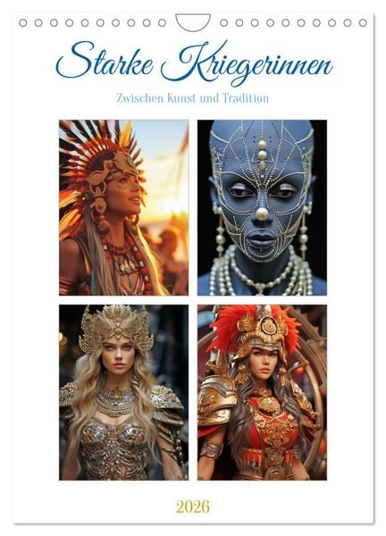 Starke Kriegerinnen (Wandkalender 2026 DIN A4 hoch), CALVENDO Monatskalender