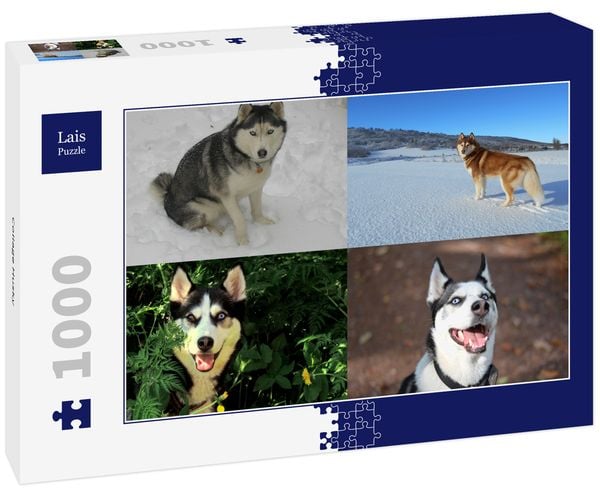 Lais Puzzle Collage Husky 1000 Teile