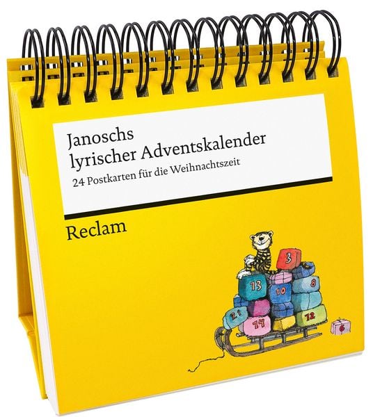 Janoschs lyrischer Adventskalender ¦ Dekorativer Postkarten-Adventskalender zum Aufstellen von Janosch