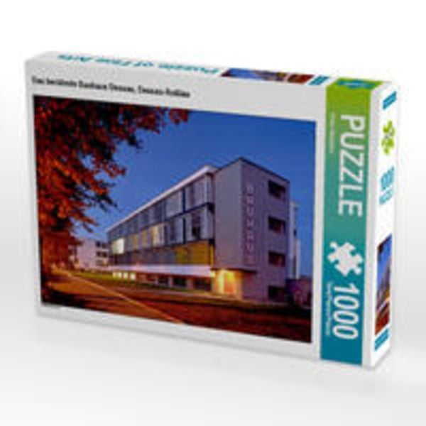 CALVENDO Puzzle Das berühmte Bauhaus Dessau, Dessau-Roßlau 1000 Teile Lege-Größe 64 x 48 cm Foto-Puzzle Bild von Prime Selection