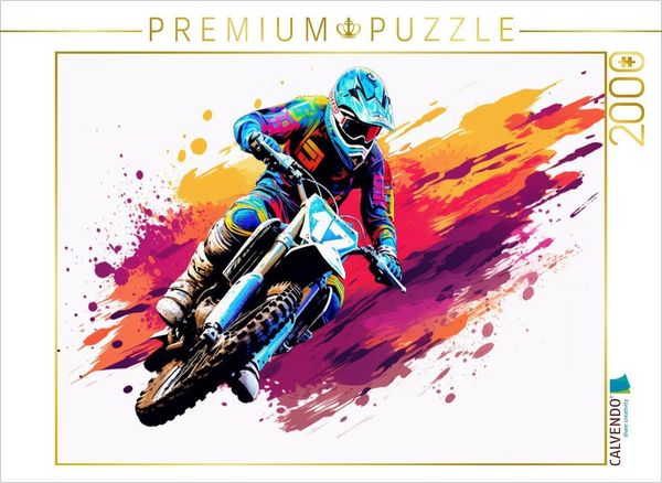 CALVENDO Puzzle BlazeStorm MX 2000 Teile Lege-Größe 90x67cm Foto-Puzzle für glückliche Stunden