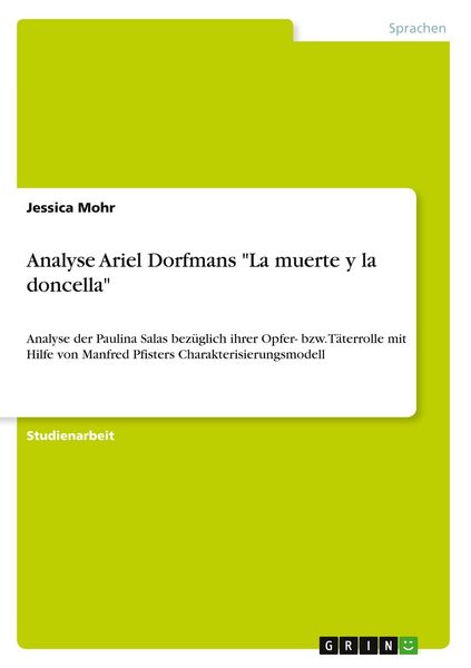 Analyse Ariel Dorfmans 'La muerte y la doncella'