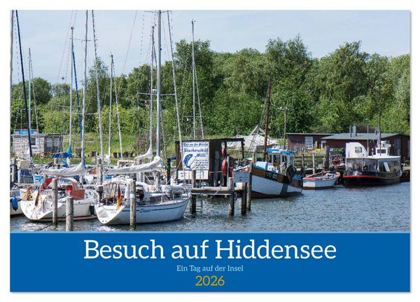 Besuch auf Hiddensee (Tischkalender 2026 DIN A5 quer), CALVENDO Monatskalender