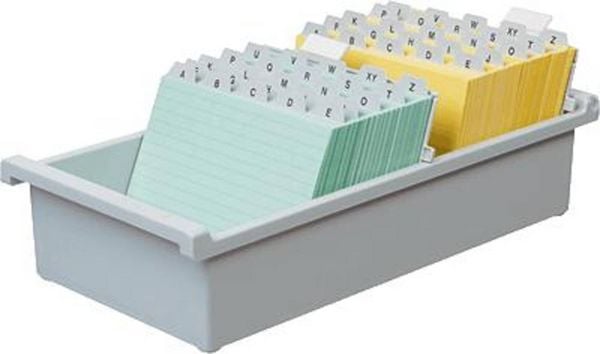 HAN Karteitrog 954-0-11 Karteitrog Lichtgrau max. Anzahl der Karten: 1.300 Karten DIN A4 quer