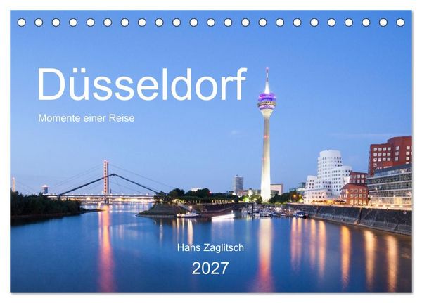 Düsseldorf - Momente einer Reise (Tischkalender 2027 DIN A5 quer), CALVENDO Monatskalender