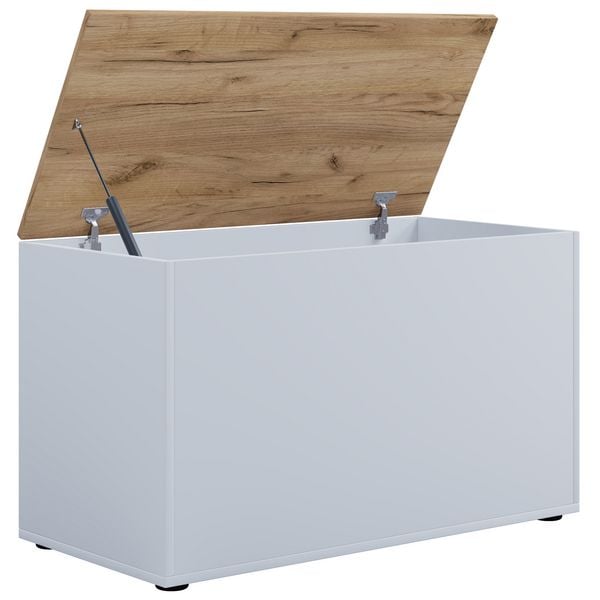 Holz Sitztruhe Sitzbank Truhe Box Kiste Bendola