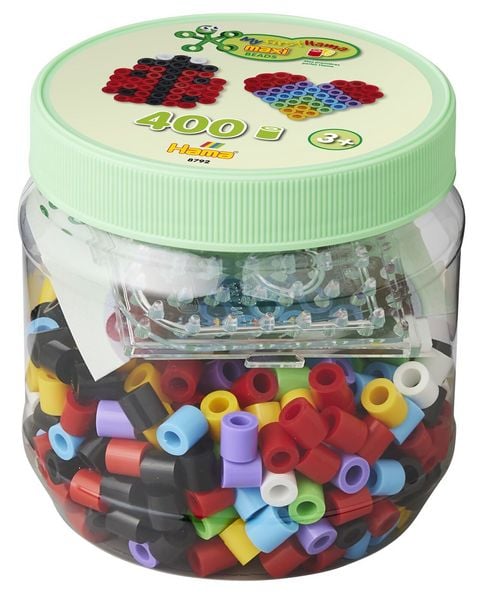 Hama Bügelperlen maxi mit Stiftplatten 400 Stück