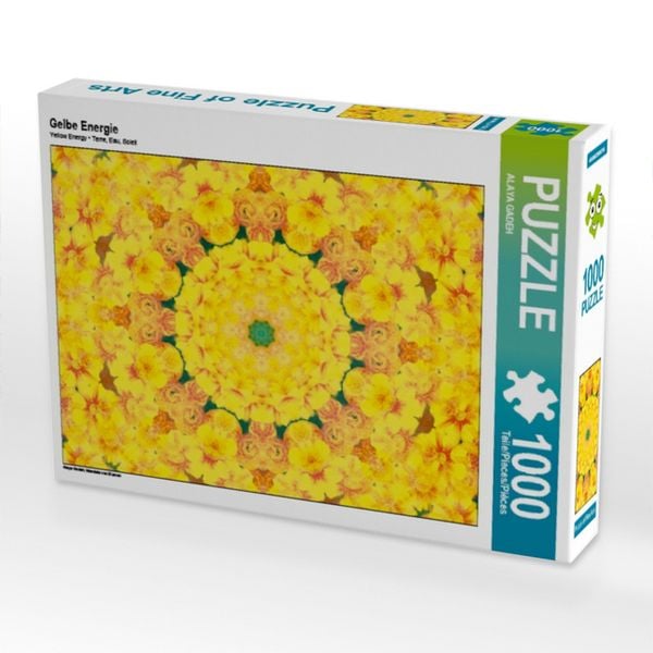 CALVENDO Puzzle Gelbe Energie 1000 Teile Lege-Größe 64x48cm Foto-Puzzle für glückliche Stunden