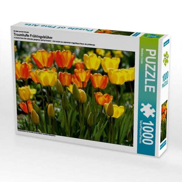 CALVENDO Puzzle Ein Motiv aus dem Kalender Traumhafte Frühlingsblüher 1000 Teile Lege-Größe 64x48cm Foto-Puzzle für glückliche Stunden