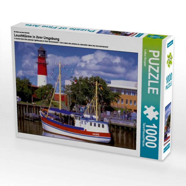 CALVENDO Puzzle Ein Motiv aus dem Kalender Leuchttürme in ihrer Umgebung 1000 Teile Lege-Größe 64x48cm Foto-Puzzle für glückliche Stunden