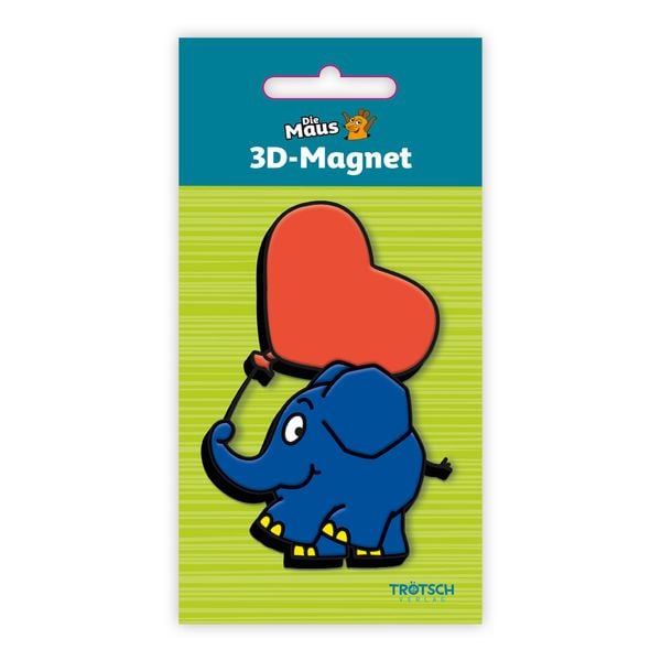 Trötsch Die Maus Magnet Elefant Herzballon Herz Luftballon