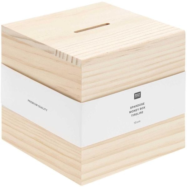 Spardose Würfel 10 x 10 x 10 cm