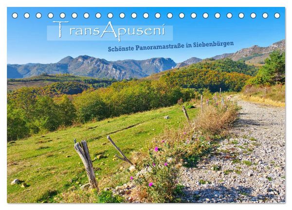 TransApuseni - Schönste Panoramastraße in Siebenbürgen (Tischkalender 2026 DIN A5 quer), CALVENDO Monatskalender